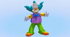 Krusty The Clown — Minecraft Build by LeonisBuilds (1)