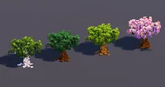 Trees Pack 2 — Minecraft Build by MellowHat (1)