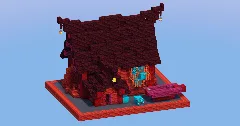 Nether Medieval Fisherman House — Minecraft Build by LeonisBuilds (2)