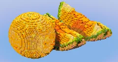 Cantaloupe Fruit — Minecraft Build by LeonisBuilds (2)