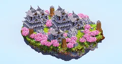 Japanese Floating Island — Minecraft Build by LeonisBuilds (4)