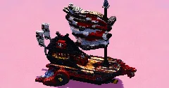 Fantasy Chinese Ship — Minecraft Build by EasternRealms (1)
