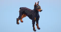 Dobermann small‎ — Minecraft Build by LeonisBuilds (1)