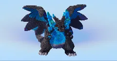 Mega Charizard X — Minecraft Build by LeonisBuilds (2)