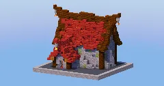 Mangrove Red Medieval House 3 — Minecraft Build by LeonisBuilds (1)