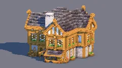 Medieval House – Fully Decorated Interior | Download — Minecraft Build by RaekonBuilds (1)