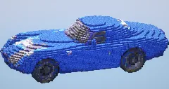 Vintage Blue car — Minecraft Build by LeonisBuilds (2)
