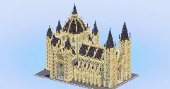 Gothic Cathedral v2 Sandstone — Minecraft Build by LeonisBuilds (1)