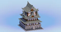 Japanese Castle Tuff Bricks — Minecraft Build by LeonisBuilds (1)