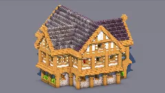 Medieval House – Fully Decorated Interior | Download — Minecraft Build by RaekonBuilds (2)