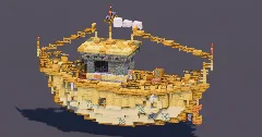 Birch Fishing Boat — Minecraft Build by MellowHat (2)