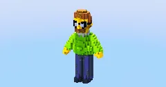 Ned from the Simpsons — Minecraft Build by LeonisBuilds (1)