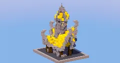 Yellow Medieval Fantasy House 3 — Minecraft Build by LeonisBuilds (2)