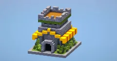 Clash of Clans Town Hall Level 8 — Minecraft Build by LeonisBuilds (2)