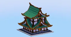 Japanese Temple Dark Prismarine Version — Minecraft Build by LeonisBuilds (1)