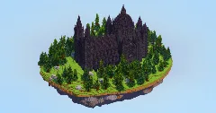 Blackstone Gothic Cathedral on Floating Island — Minecraft Build by LeonisBuilds (1)