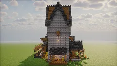 Medieval House - The Grand Medieval Manor — Minecraft Build by claraneto (2)