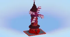 Nether Medieval Windmill — Minecraft Build by LeonisBuilds (2)
