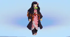 Nezuko — Minecraft Build by LeonisBuilds (1)