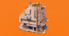 Concrete Corner Building — Minecraft Build by StarWarsCreations (2)