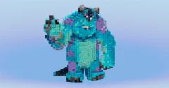 Sulley from Disney Monsters & Co — Minecraft Build by LeonisBuilds (2)