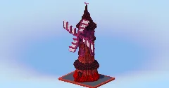 Nether Medieval Windmill — Minecraft Build by LeonisBuilds (1)
