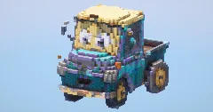 Cars Pickup‎ — Minecraft Build by LeonisBuilds (1)