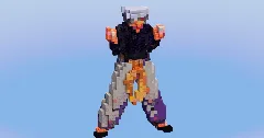 Garou from One Punch Man — Minecraft Build by LeonisBuilds (2)