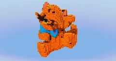 Toulouse from Disney Aristocats — Minecraft Build by LeonisBuilds (1)