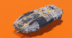 White Colony Starship — Minecraft Build by StarWarsCreations (2)
