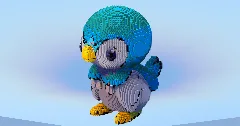 Piplup — Minecraft Build by LeonisBuilds (2)