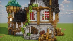 Medieval House — Minecraft Build by claraneto (2)