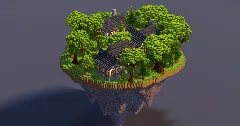 Floating Island Medieval Village — Minecraft Build by MellowHat (2)