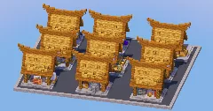 Oak Medieval Markets — Minecraft Build by LeonisBuilds (2)