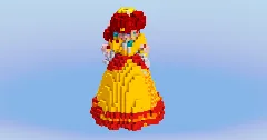 Daisy from Super Mario — Minecraft Build by LeonisBuilds (2)