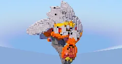 Raboot from Pokemon — Minecraft Build by LeonisBuilds (2)