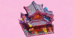 Japanese Night House Isometric — Minecraft Build by EasternRealms (2)