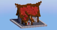 Mangrove Red Medieval House 6 — Minecraft Build by LeonisBuilds (1)