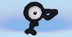 Unown F — Minecraft Build by LeonisBuilds (1)