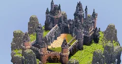 Stone Fantasy Castle — Minecraft Build by StrongholdStudios (2)