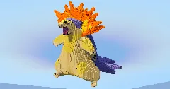 Typhlosion — Minecraft Build by LeonisBuilds (2)