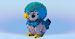 Piplup from Pokemon — Minecraft Build by LeonisBuilds (2)