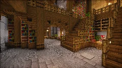 Medieval House - Medieval Library — Minecraft Build by claraneto (10)