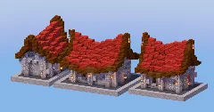 Mangrove Red Medieval Houses Pack — Minecraft Build by LeonisBuilds (2)