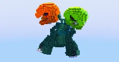 Scovillain from Pokemon — Minecraft Build by LeonisBuilds (1)