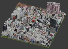 Shinjuku, Tokyo, Japan 1:1, 35°4139;37 N 139°42039;01 E, 450x450 Blocks Fully Built Modern City Map — Minecraft Build by LeonisBuilds (1)