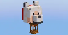 Wolf Hot Air Balloon — Minecraft Build by LeonisBuilds (2)
