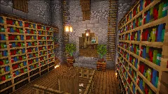 Medieval House - Medieval Library — Minecraft Build by claraneto (13)