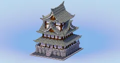 Japanese Castle Tuff Bricks — Minecraft Build by LeonisBuilds (2)