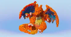 Charizard from Pokemon — Minecraft Build by LeonisBuilds (1)